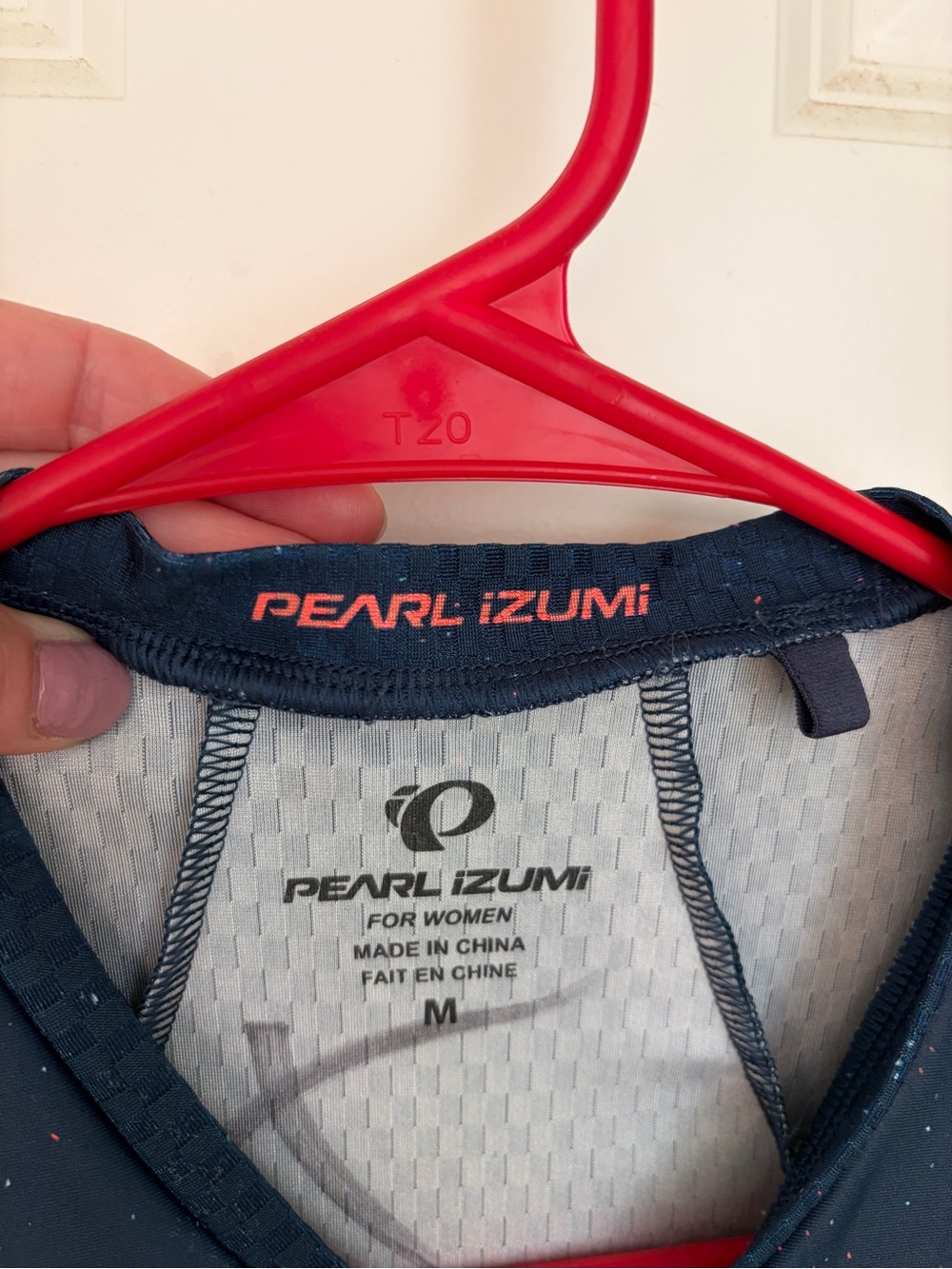 Pearl Izumi Team Octane Navy Blue Triathlon Suit with Coral Logo size Medium - Picture 3 of 9